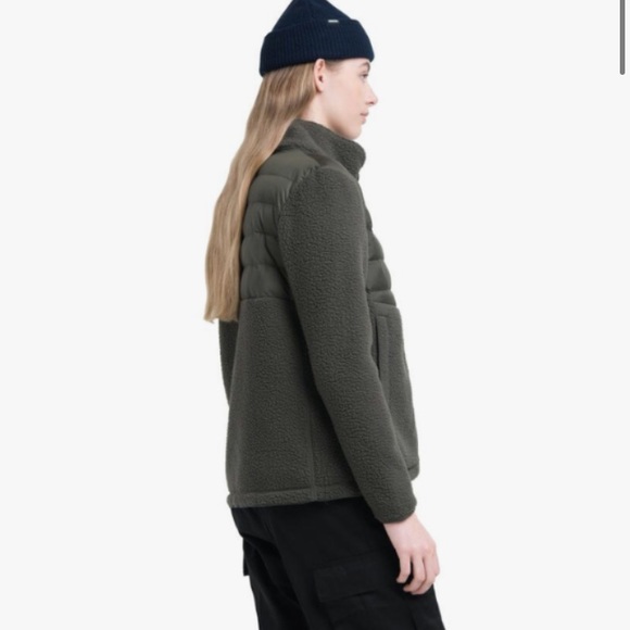 Herschel Hybrid Sherpa Full Zip Jacket Size L - Picture 2 of 12